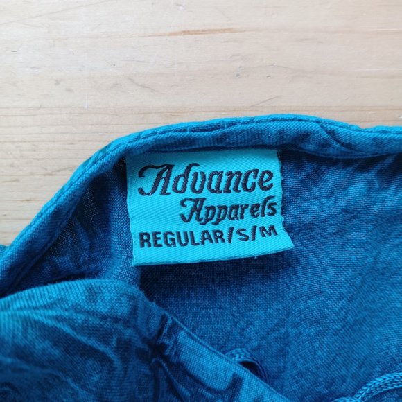 Feminine Boho Rich Blue Colour Top - flutter sleeves and hem (3130) - Picture 6 of 9